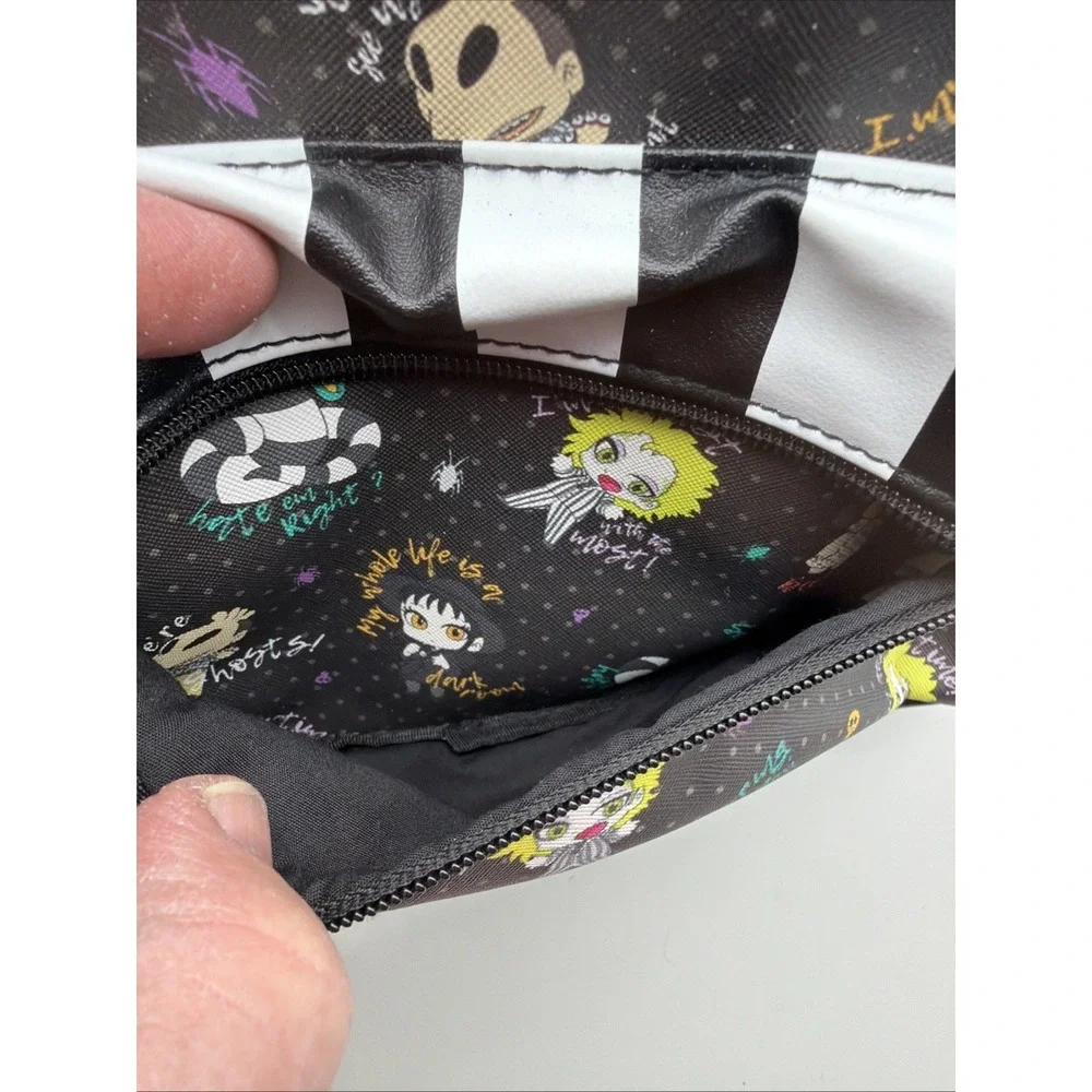Beetlejuice All Over Print Mini Backpack Bioworld Unique 11